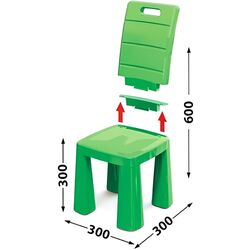Набор стол+2 стульчика MyKids 0468/2 (Green) Thumb