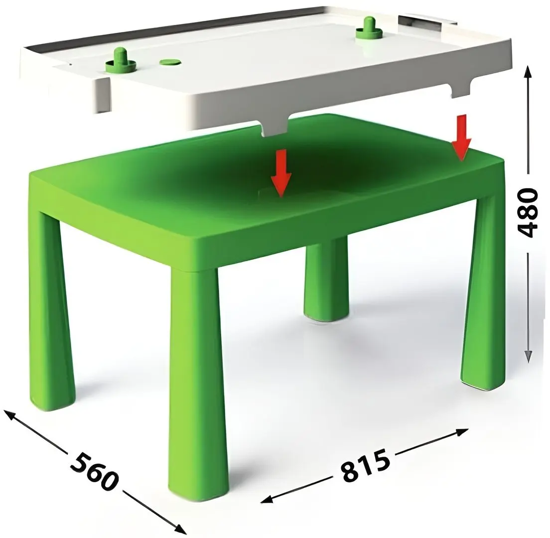 Набор стол+2 стульчика MyKids 0468/2 (Green) - 4