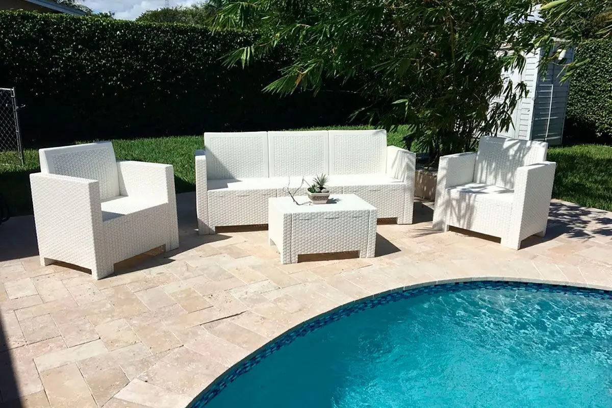 Комплект садовой мебели Bica Nebraska 3 (White)