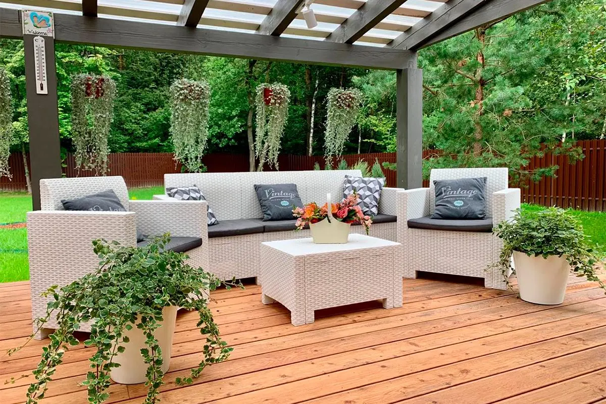 Комплект садовой мебели Bica Nebraska 3 (White)