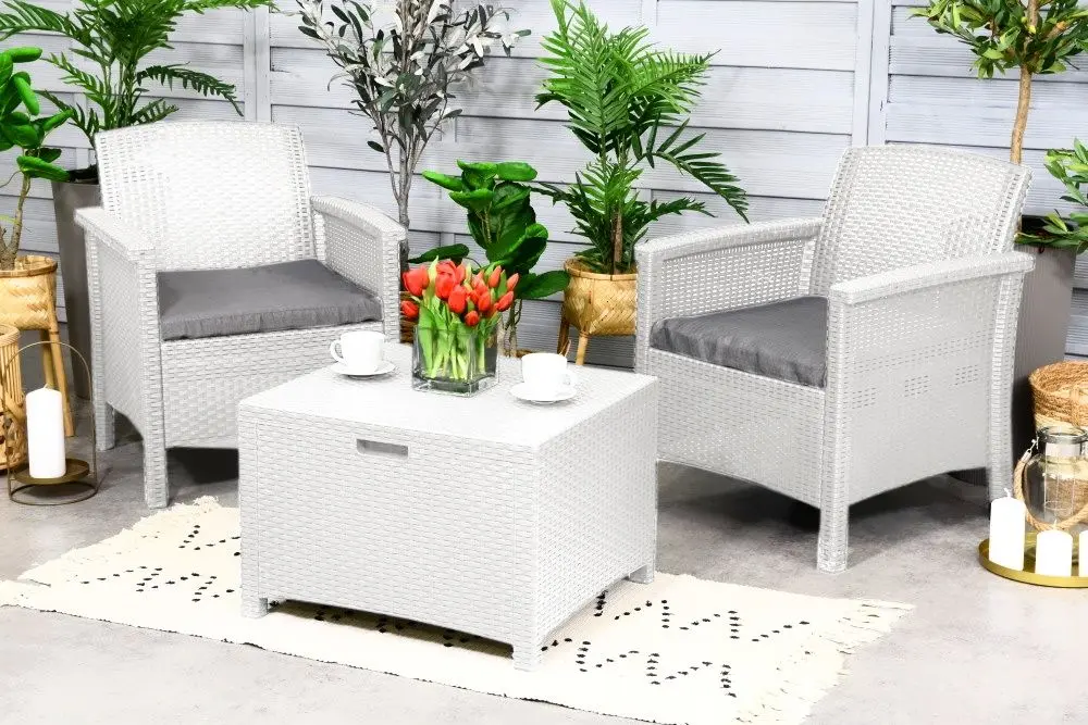 Set mobilier de gradina Bica Venezia Terrace (White)