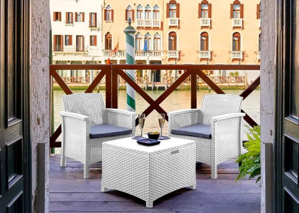 Set mobilier de gradina Bica Venezia Terrace (White)