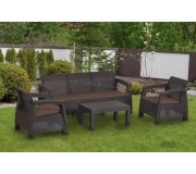 Set mobilier de gradina Strend Pro Bahama (Mocca Brown)