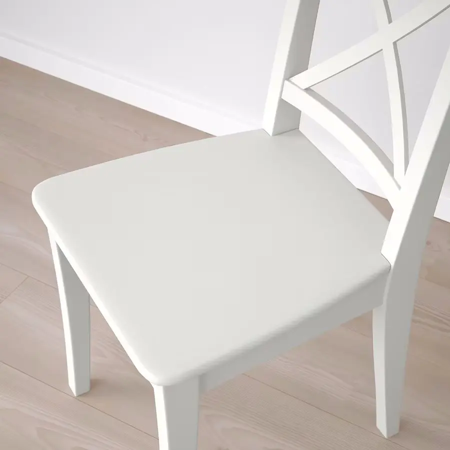 Set scaune Ikea Ingolf 4 buc (Alb) - 3