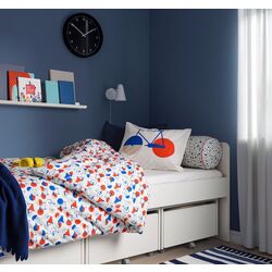 Кровать Ikea Slakt 3 ящика 90x200 (Белый) Thumb