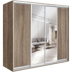 Dulap-cupe Modern Braun Top 4 238x210x60 2 oglinzi/2 PAL (Vintage Oak) Thumb