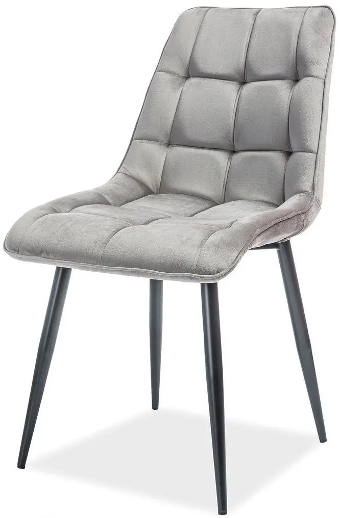 Стул Signal Chic Velvet (Gray/Black)