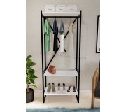 Sistem depozitare Fabulous Metal Coat Stand (White/Black)