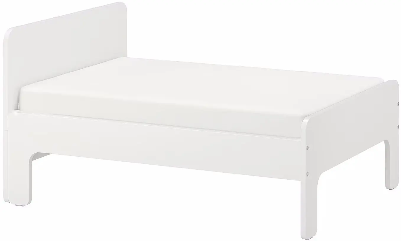 Кровать Ikea Slakt с реечным дном 80x200 (Белый)