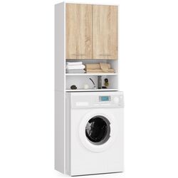 Шкаф Akord Fin 2D (White/Sonoma Oak) Thumb