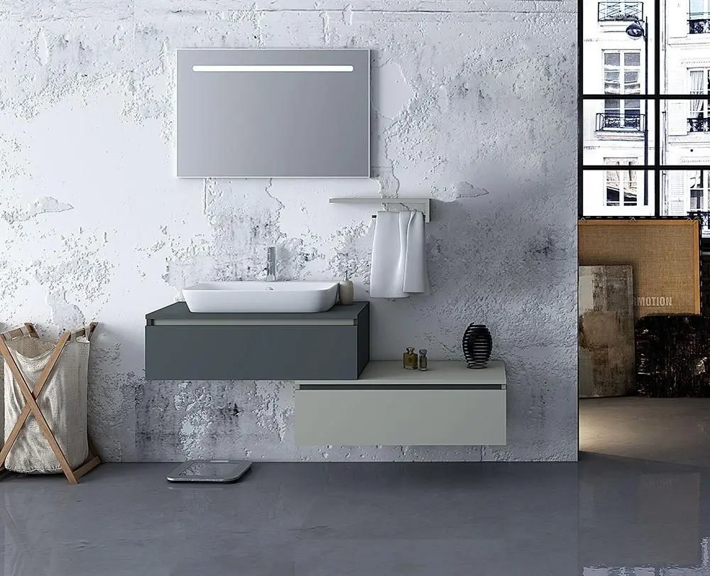 Комплект мебели Nplus Baco 160 (White/Metallic Anthracite)