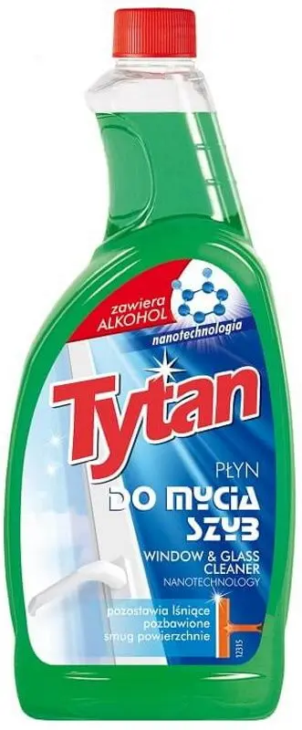 Средство для мытья стекла + Запаска Unia Tytan Nanotechnology 750ml (Green) - 3