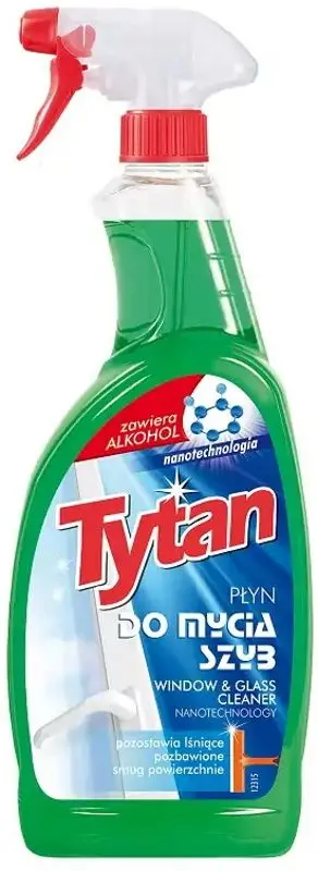 Средство для мытья стекла + Запаска Unia Tytan Nanotechnology 750ml (Green) - 2