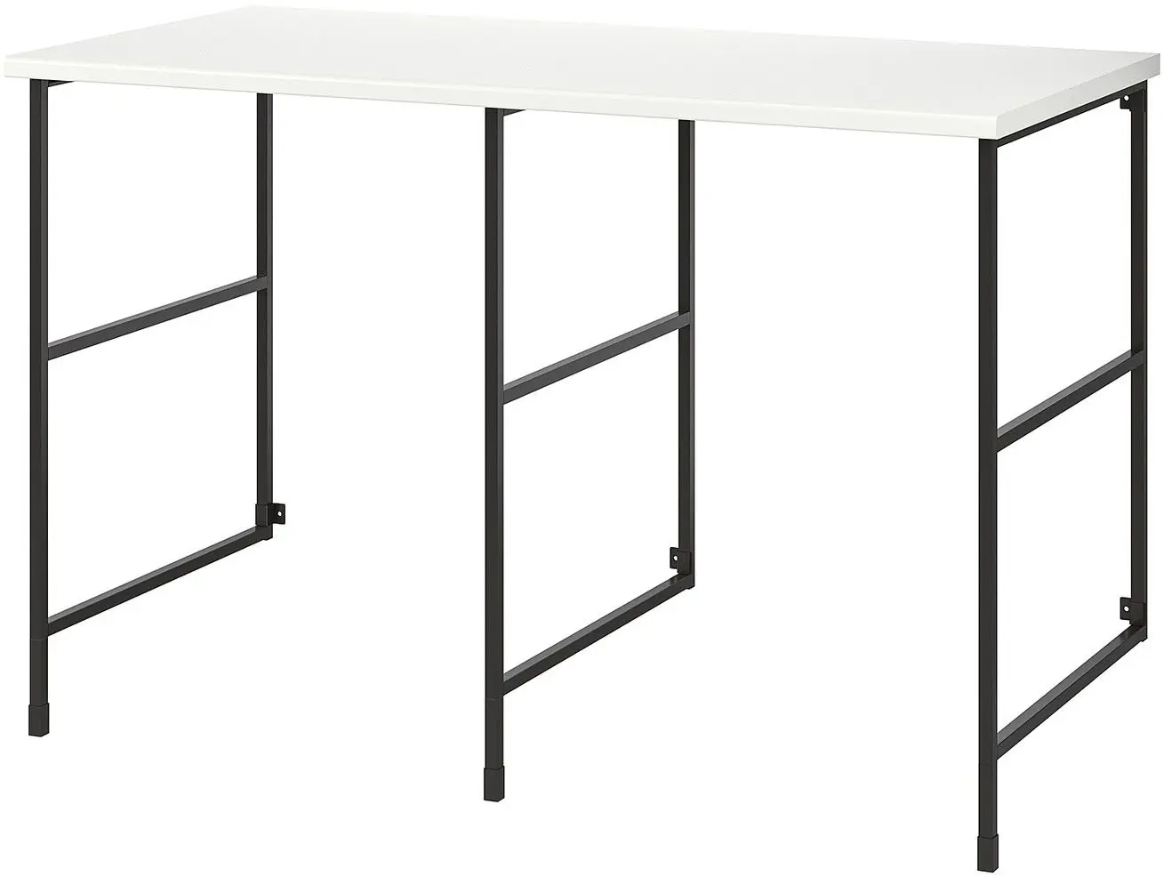 Etajera suprapusa Ikea Enhet 139x63x87 (Antracit/Alb)
