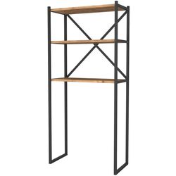 Etajera Bofigo 66x34x160 (Pine/Black) Thumb