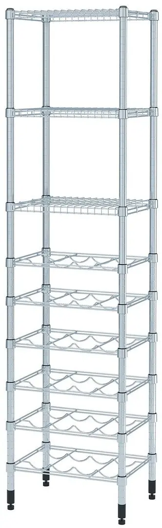 Etajera Ikea Omar 46x36x181 (Inox)