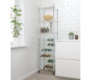 Etajera Ikea Omar 46x36x181 (Inox)