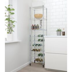 Etajera Ikea Omar 46x36x181 (Inox)