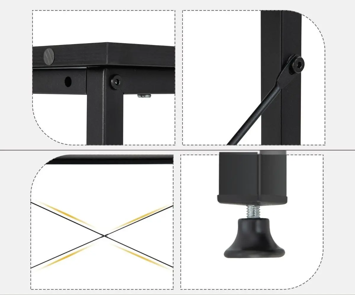 Masa de birou Costway CB10121DK (Black)