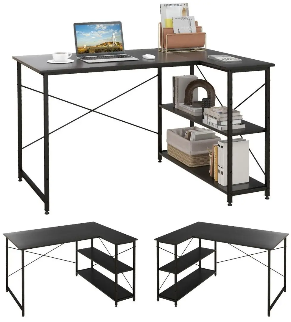 Masa de birou Costway CB10121DK (Black)