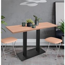 Стол DP Horeca Double (Sonoma Oak/Black)