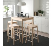 Masa de bar Ikea Ronninge 75x75 (Mesteacan)