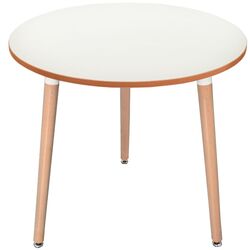 Masa rotunda Evelin DT-404 PAL (Alb mat)