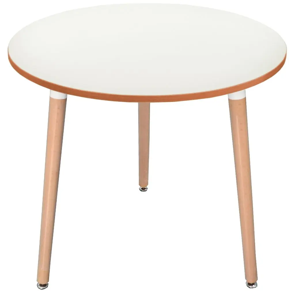 Masa rotunda Evelin DT-404 PAL (Alb mat)