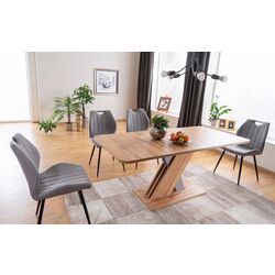 Masa extensibila Signal Exel (Wotan Oak/Silver) Thumb