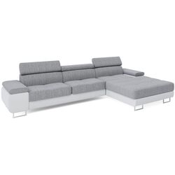 Canapea de colt Space Meble Anton Mini Right Kornet 02/D511 (Gray/White) Thumb