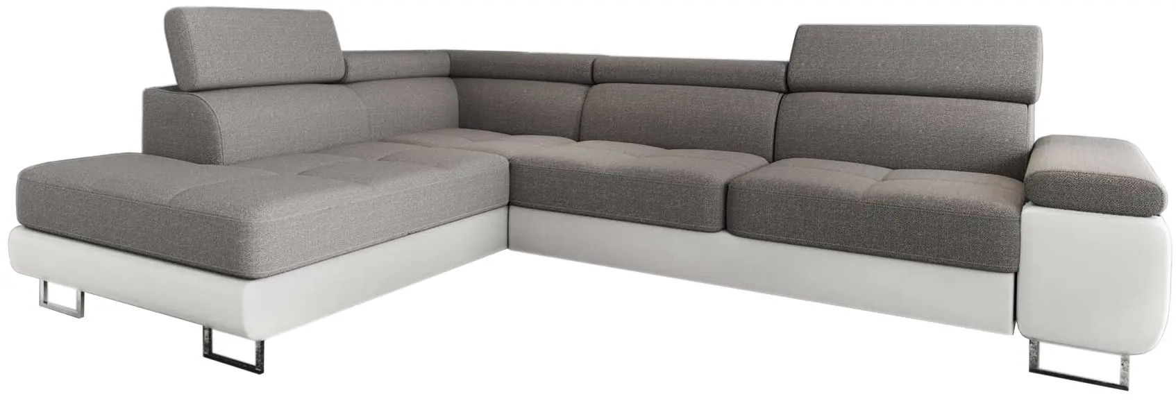 Canapea de colt Space Meble Anton L Left Kornet 02/D511 (Gray/White)
