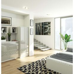 Шкаф Akord Star S60 2D2SZ (White/Metallic Gloss) Thumb