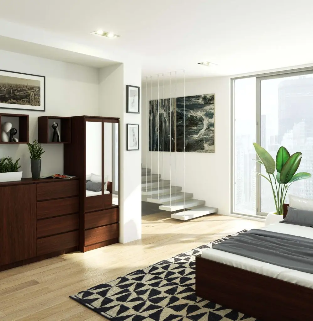 Dulap Akord Star S60 2D2SZ cu oglinda (Wenge)