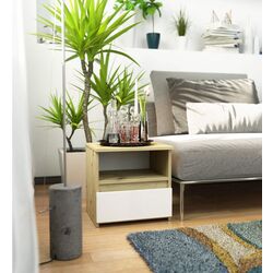 Noptiera Akord CL1 1SZ (Artisan Oak/White) Thumb