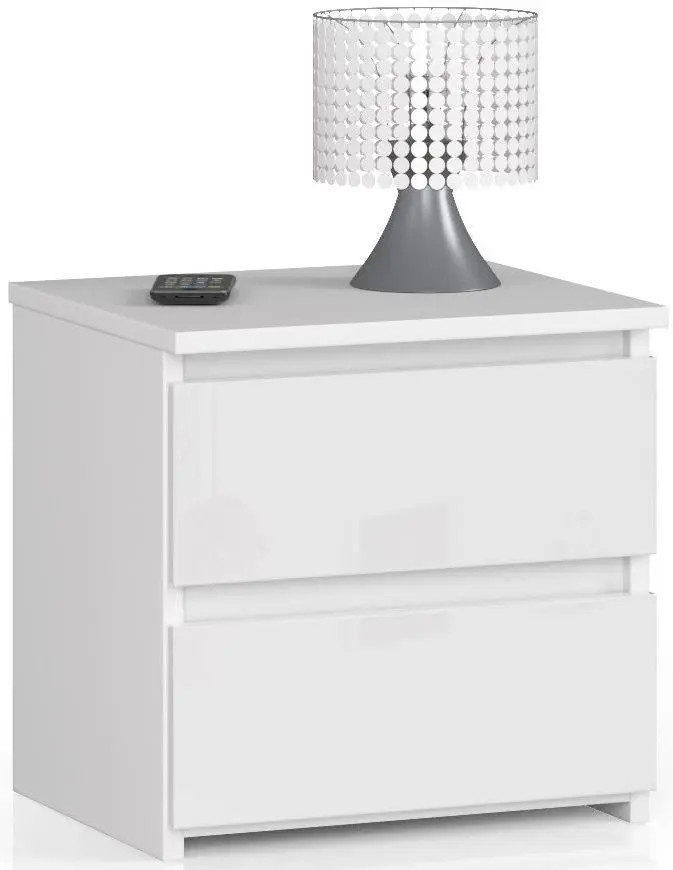 Noptiera Akord CL2 2SZ (White/White Gloss)