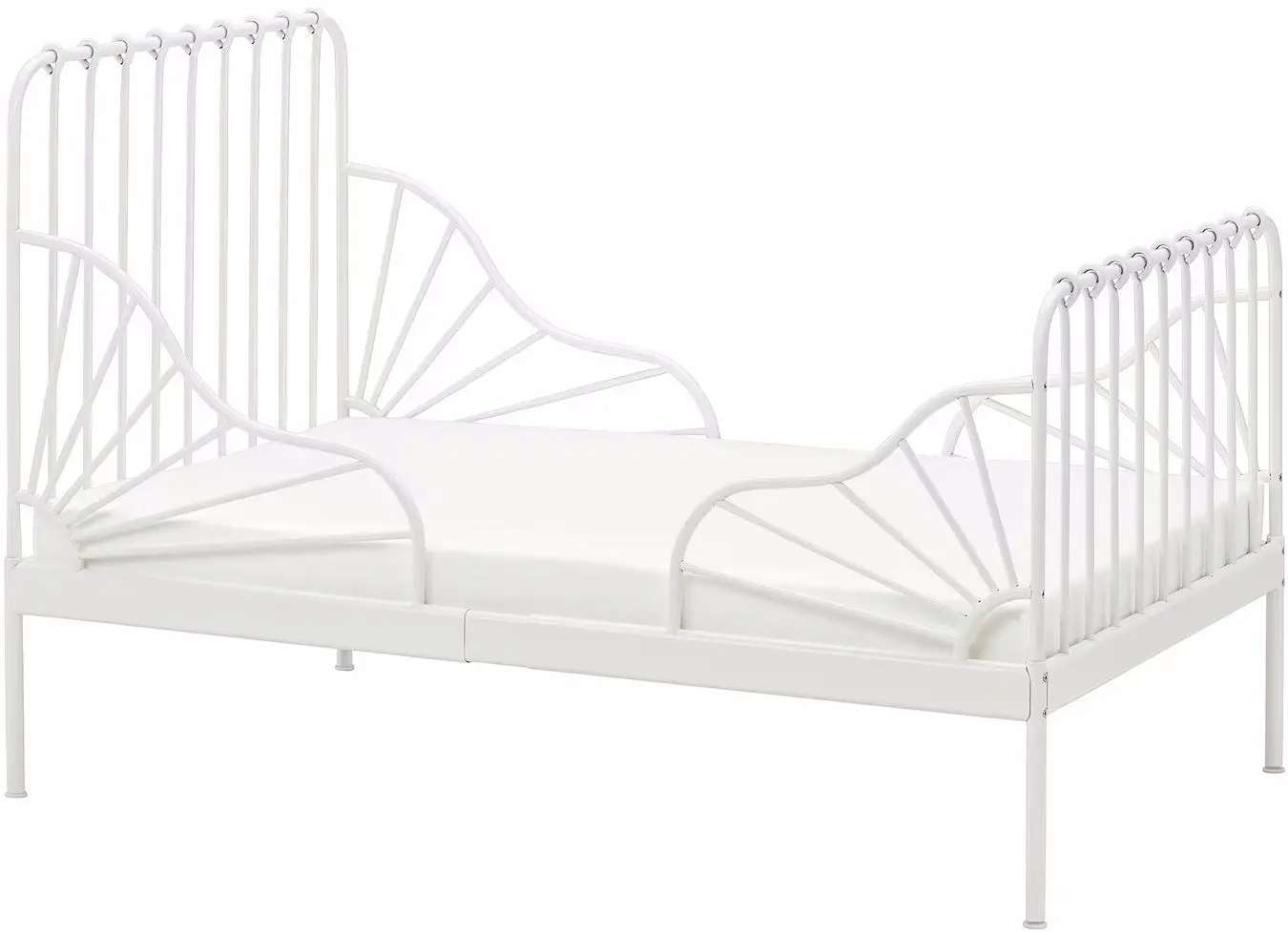 Pat extensibil Ikea Minnen 80x200 (Alb)