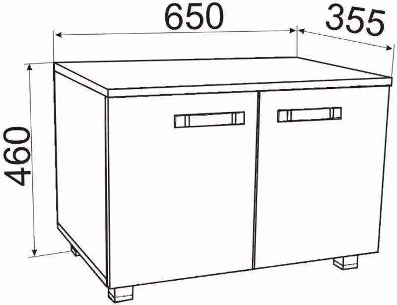 Тумба Ambianta Bruno 0.65