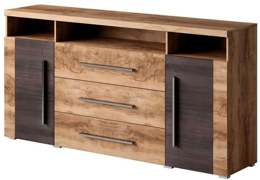 Тумба Helvetia Roger №25 2D3S (Satin Walnut/Touchwood)