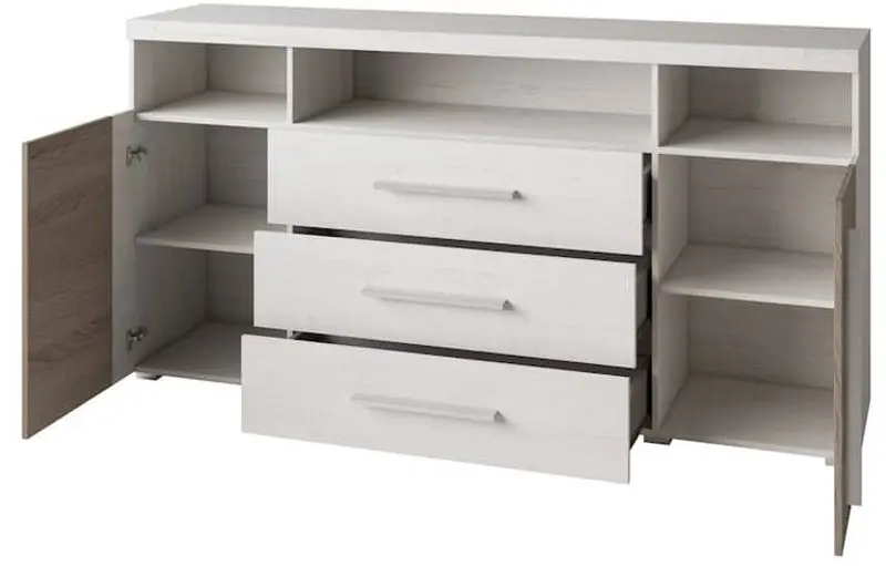 Тумба Helvetia Roger №25 2D3S (Satin Walnut/Touchwood)