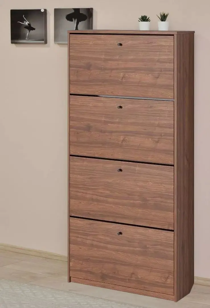 Tumba pentru incaltaminte Fabrik Home 4D 800 (Stone Walnut)