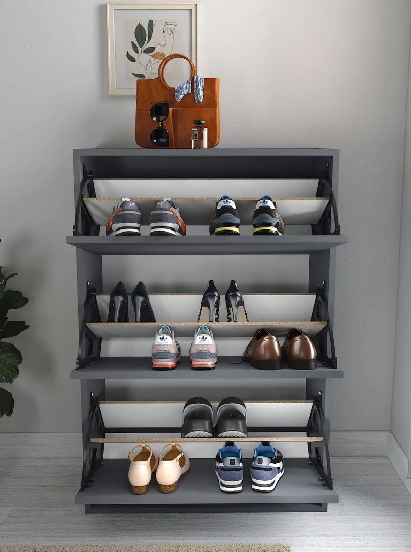 Tumba pentru incaltaminte Bofigo 3D (Anthracite)