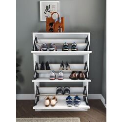 Tumba pentru incaltaminte Bofigo 3D (White) Thumb