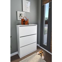 Tumba pentru incaltaminte Bofigo 3D (White) Thumb