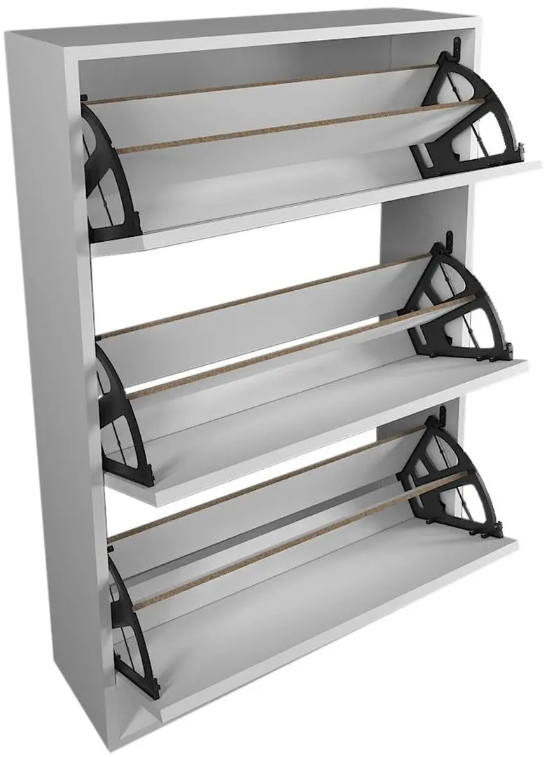 Tumba pentru incaltaminte Bofigo 3D (White)