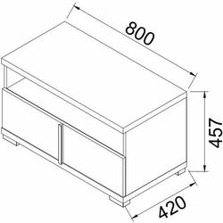Тумба РТВ Ambianta Duet 0.8 Thumb
