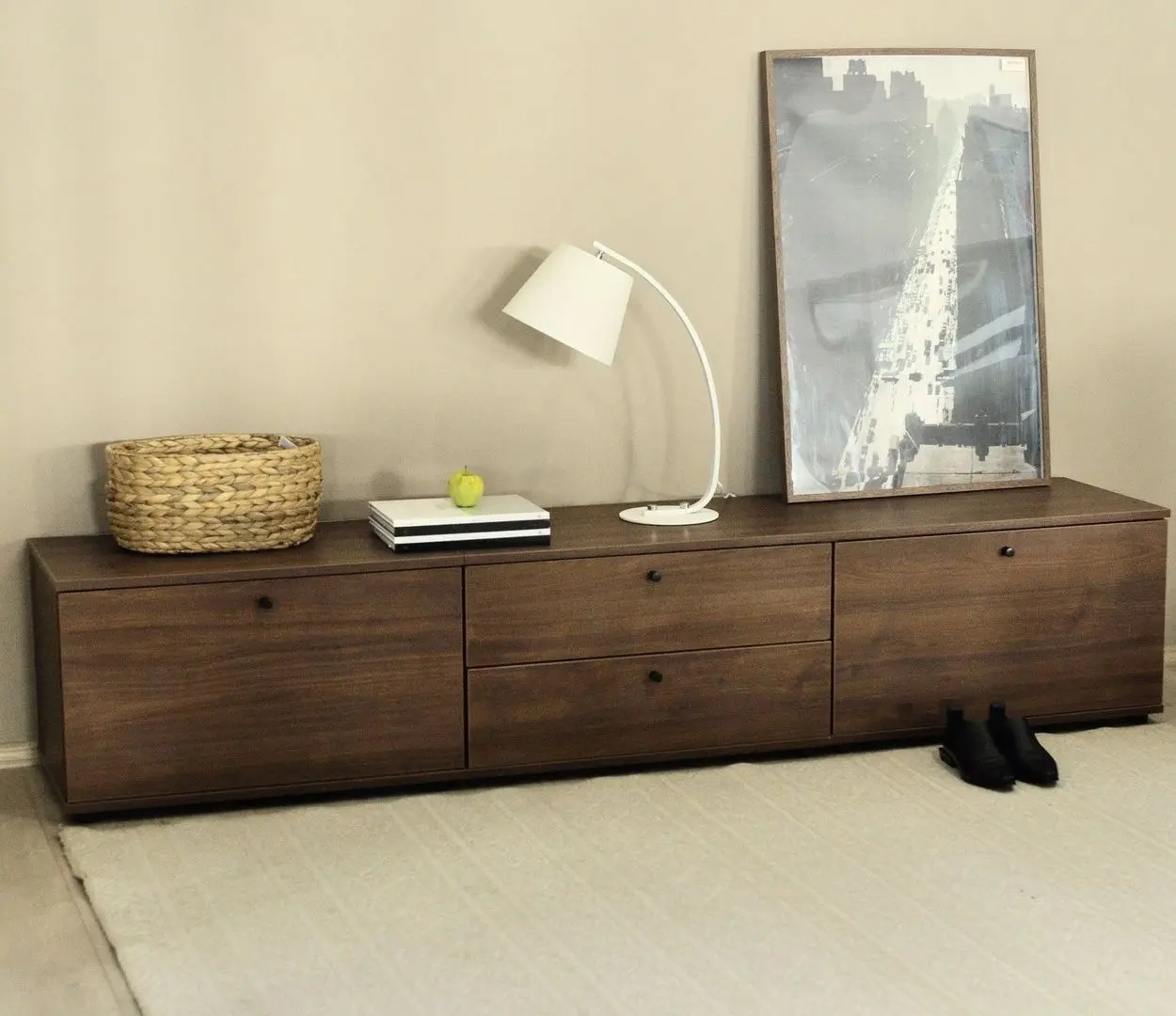 Tumba pentru TV Fabrik Home Domino (Stone Walnut)