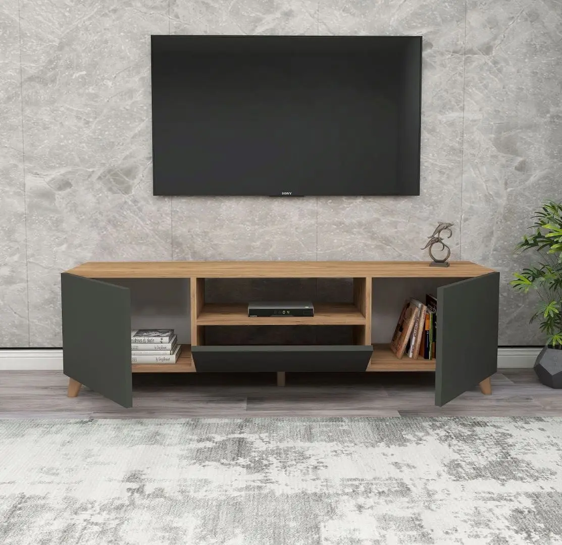 Tumba pentru TV Bofigo 46x140 (Pine/Anthracite)