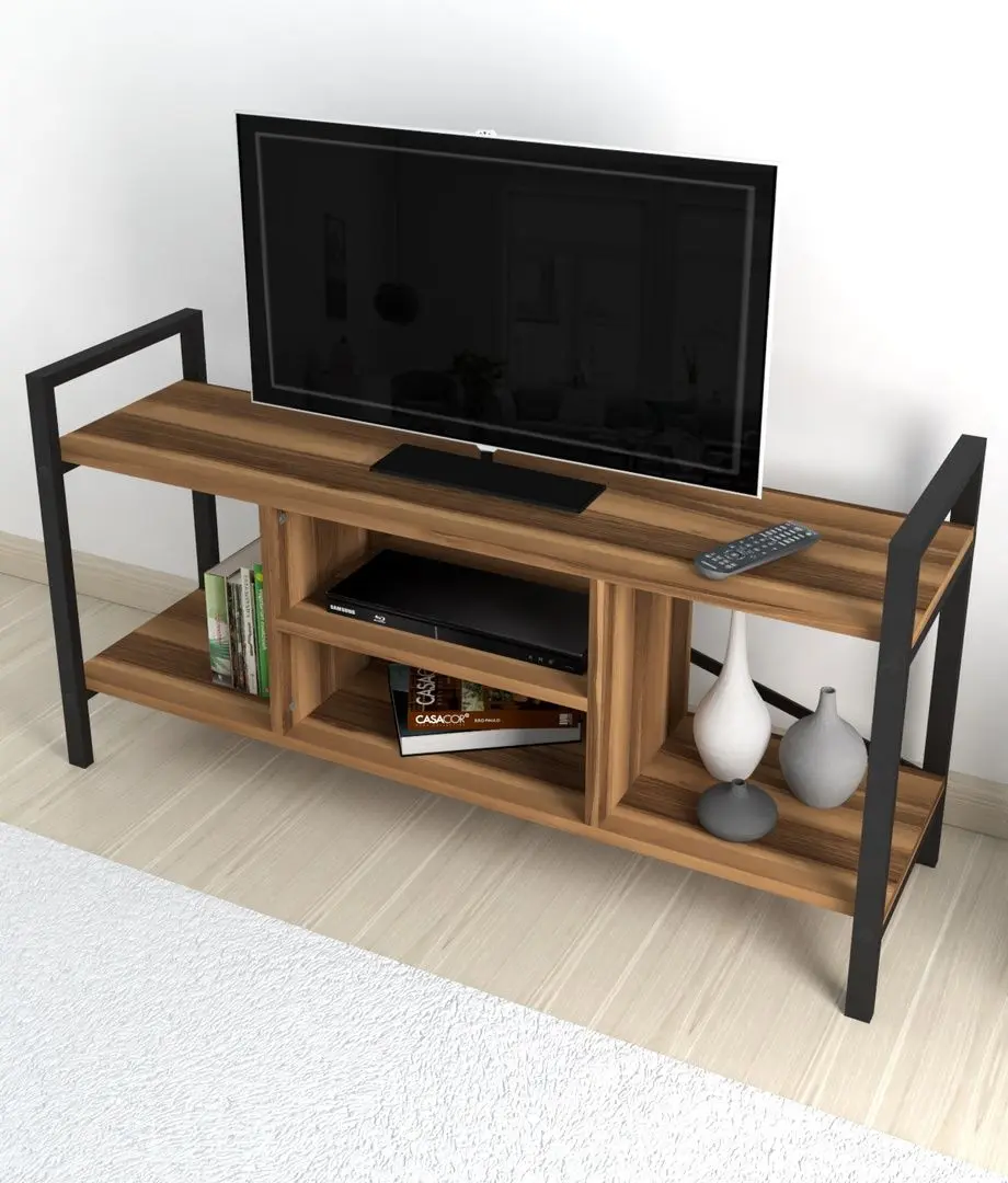 Tumba pentru TV Bofigo 61x120 (Walnut/Black)