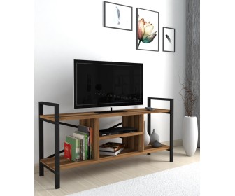 Тумба РТВ Fabulous 61x120 (Walnut/Black)