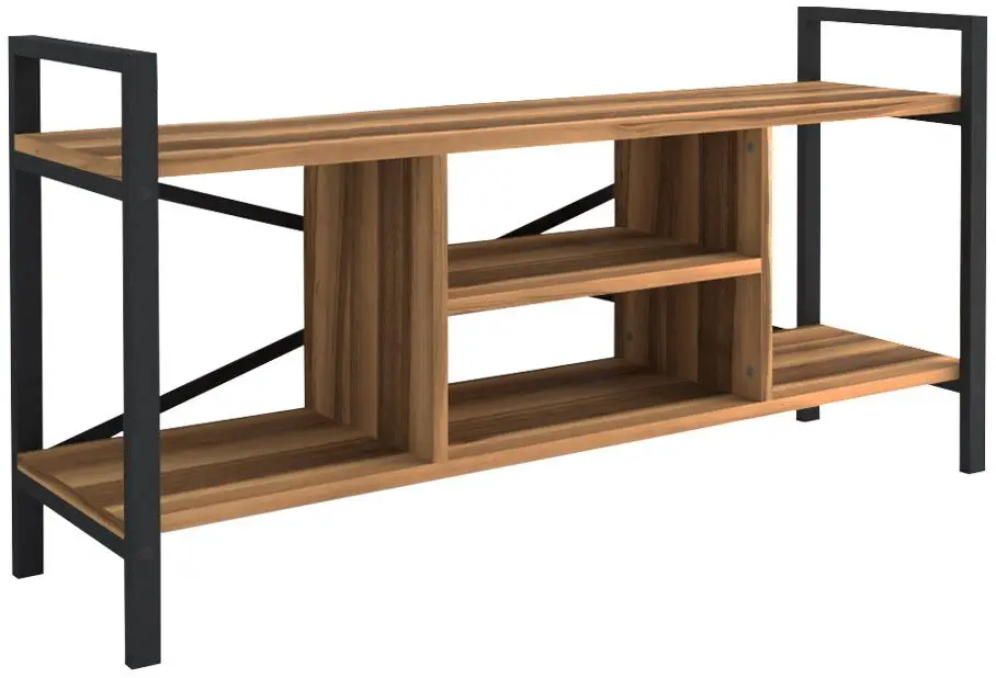Tumba pentru TV Bofigo 61x120 (Walnut/Black)